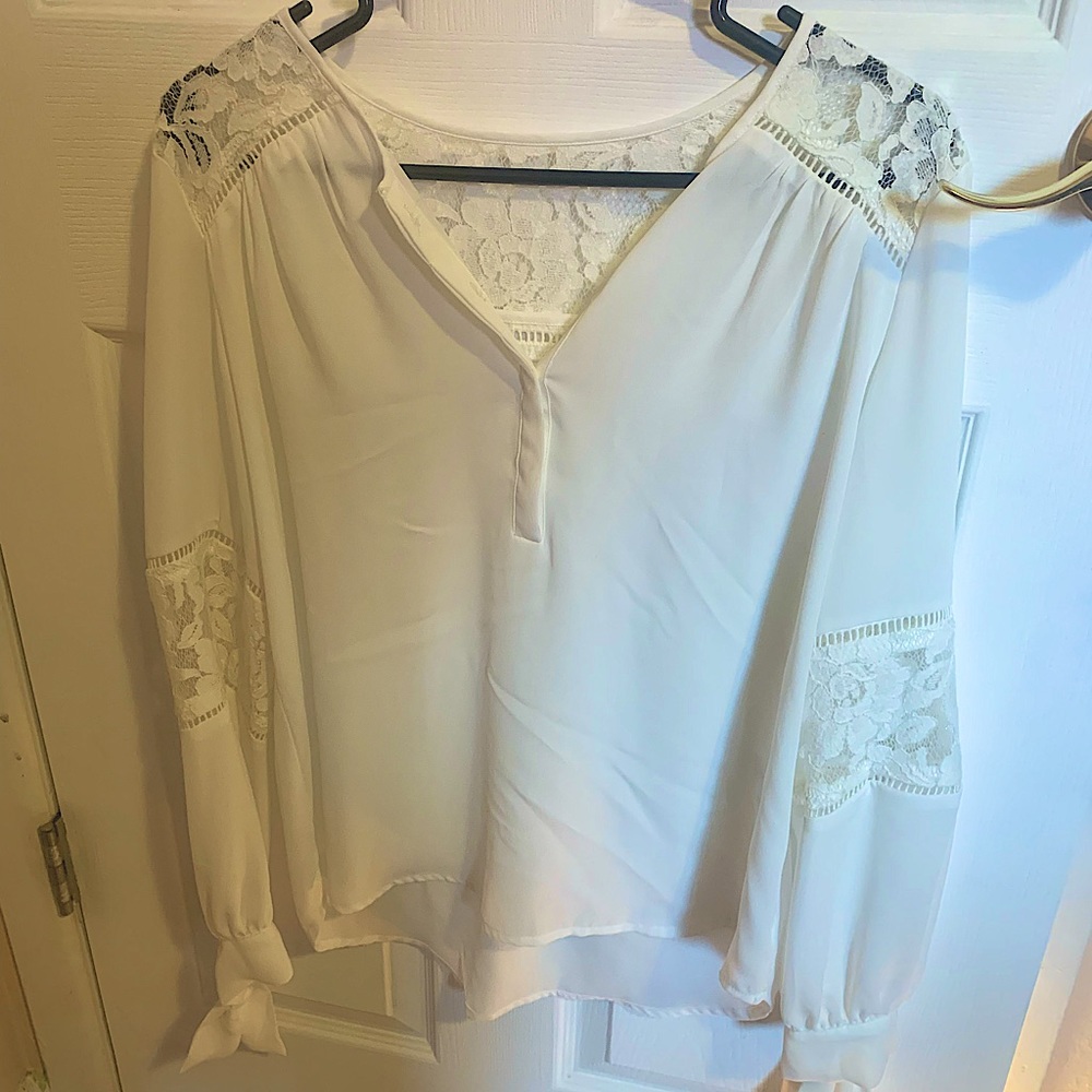 Silk blouse from New York & Company, size medium, like new